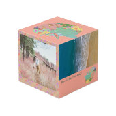 Easter Bunny Rose Eggs Photo Cube フォトキューブ (裏面アングル)