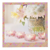 Easter Bunny Rose Eggs Photo Cube フォトキューブ (正面)