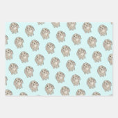 Easter bunny set ラッピングペーパーシート (正面2)