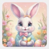 Easter Bunny Sheet of スクエアシール (正面)