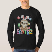 Easter Bunny Sloth   Easter Sloth Tシャツ (正面)