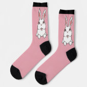Easter Bunny Socks Festive Easter Socks Customize ソックス (左)