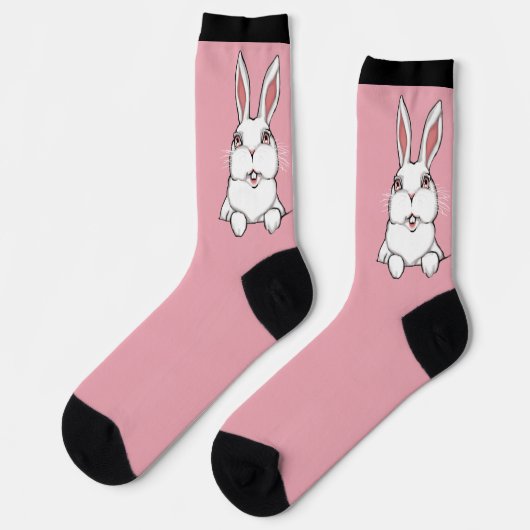 Easter Bunny Socks Festive Easter Socks Customize ソックス (左)