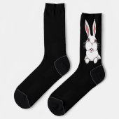 Easter Bunny Socks Festive Easter Socks Customize ソックス (左)