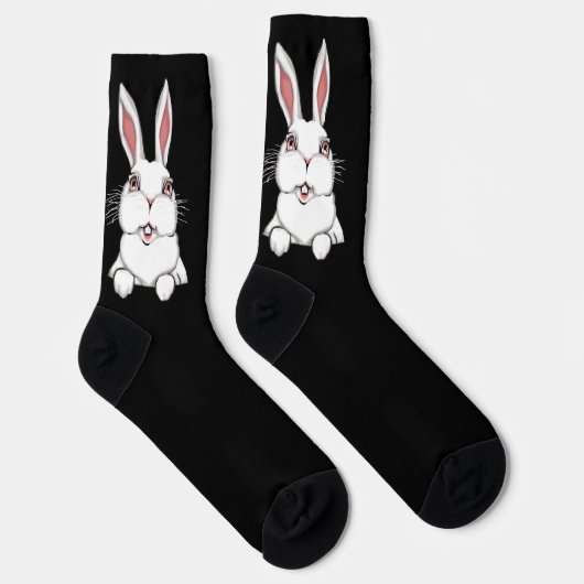 Easter Bunny Socks Festive Easter Socks Customize ソックス (右)