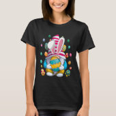 Easter Bunny Spring Gnome Easter Egg Hunting And B Tシャツ (正面)