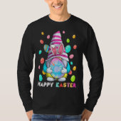 Easter Bunny Spring Gnome Easter Egg Hunting And B Tシャツ (正面)