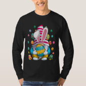 Easter Bunny Spring Gnome Easter Egg Hunting And B Tシャツ (正面)