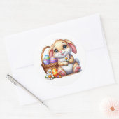 Easter Bunny Stickers ラウンドシール (封筒)