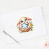 Easter Bunny Stickers ラウンドシール (封筒)