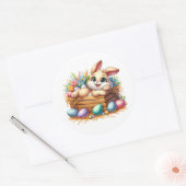 Easter Bunny Stickers ラウンドシール (封筒)