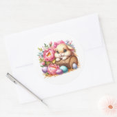 Easter Bunny Stickers ラウンドシール (封筒)
