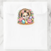 Easter Bunny Stickers ラウンドシール (バッグ)