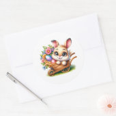 Easter Bunny Stickers ラウンドシール (封筒)