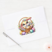 Easter Bunny Stickers ラウンドシール (封筒)