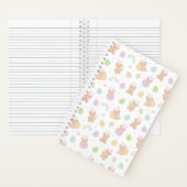 Easter Bunny Teddy Bear White ノートブック (内側)