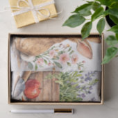 Easter Bunny Watercolor Tissue Paper Design 薄葉紙 (ギフト)