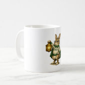 Easter Bunny with Lantern コーヒーマグカップ (正面左)