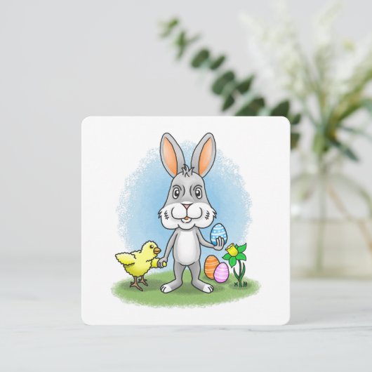 Easter Bunny's Easter Sunday brunch 招待状 (スタンド正面)