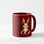 Easter Calories Stories – Funny Bunny - caneca マグカップ (正面右)
