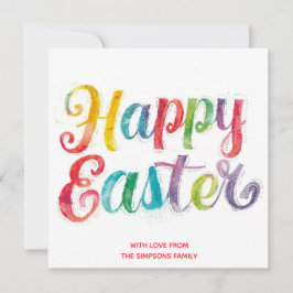 Easter CarD Colorful spring  personalized Card シーズンカード