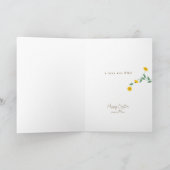 Easter Card from Mom to Adult Child カード (内部)