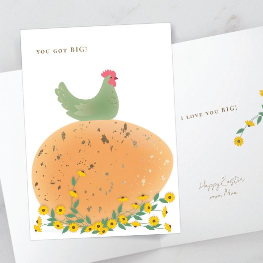 Easter Card from Mom to Adult Child カード