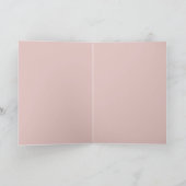 Easter Card in pink with eggs in a garden カード (内部)