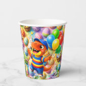 Easter celebration kids birthday paper 紙コップ (正面)