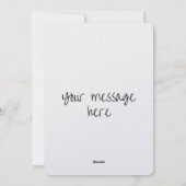 Easter Chick Spring Floral Butterflies Watercolor シーズンカード (裏面)