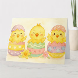 Easter Chicks Greeting カード