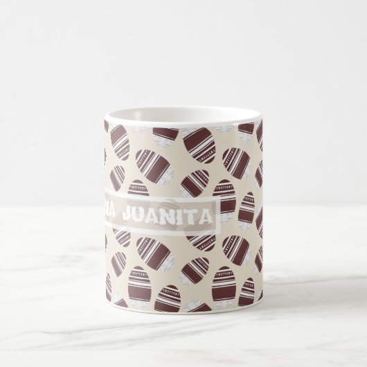 Easter Chocolate Egg Pattern コーヒーマグカップ (中央)