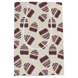 Easter Chocolate Egg Pattern ミディアムペーパーバッグ