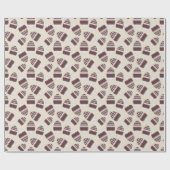 Easter Chocolate Egg Pattern ラッピングペーパー (フラット)