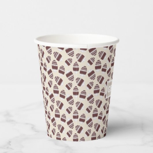 Easter Chocolate Egg Pattern 紙コップ (右)