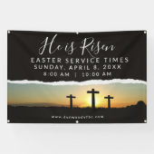 Easter Church Service Banner for Outdoor Use 横断幕 (横)