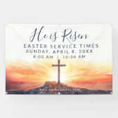 Easter Church Service Banner for Outdoor Use 横断幕 (横)