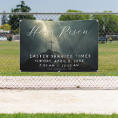 Easter Church Service Banner for Outdoor Use 横断幕 (インサイチュ)