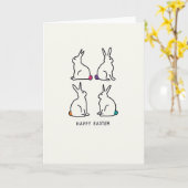 Easter Circle Tail Art Card カード (黄色い花)