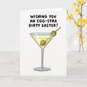 Easter Cocktail Wish Card カード (黄色い花)