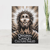  Easter Conservative Cancel Culture Failed カード (正面)