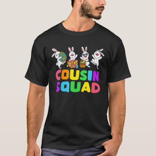 Easter Cousin Crew Squad Boys Cute Rabbits Easter Tシャツ (正面)