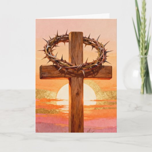 Easter Cross and Rising Sun シーズンカード (正面)