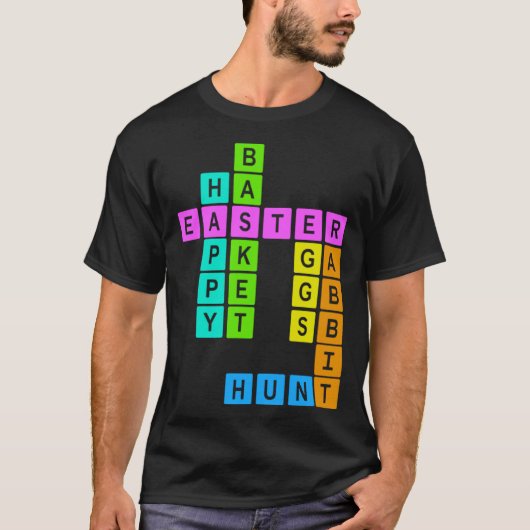 Easter Crossword Puzzle Tシャツ (正面)