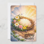 Easter Crown of Thorns Greeting Card シーズンカード (正面)