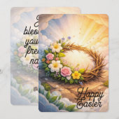 Easter Crown of Thorns Greeting Card シーズンカード (正面/裏面)