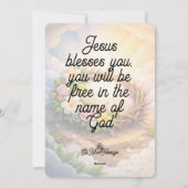 Easter Crown of Thorns Greeting Card シーズンカード (裏面)