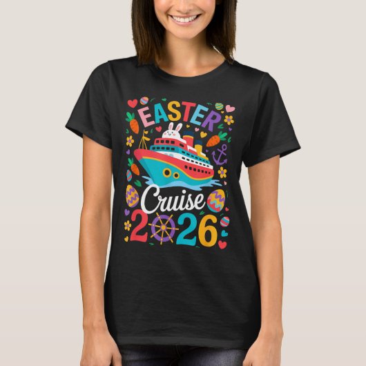 Easter Cruise Crew 2026 Matching Group Family Vaca Tシャツ (正面)