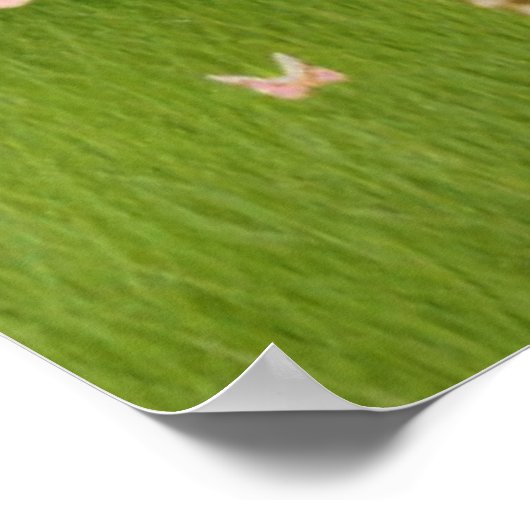 Easter Cute Bunny for a positive mood  ポスター (角)