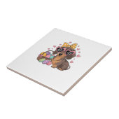 Easter Dachshunds Cute Dachshund T-Shirt タイル (側面)